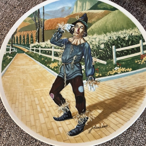 ❣️ Knowles Wizard Of Oz -If I Only Had A Brain Limited Edition Plate❣️ - Picture 2 of 4